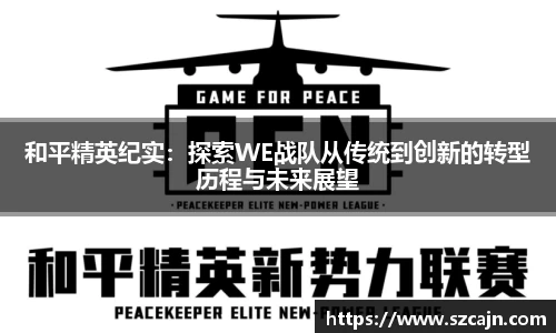 和平精英纪实：探索WE战队从传统到创新的转型历程与未来展望