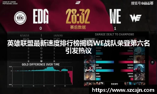 英雄联盟最新速度排行榜揭晓WE战队荣登第六名引发热议